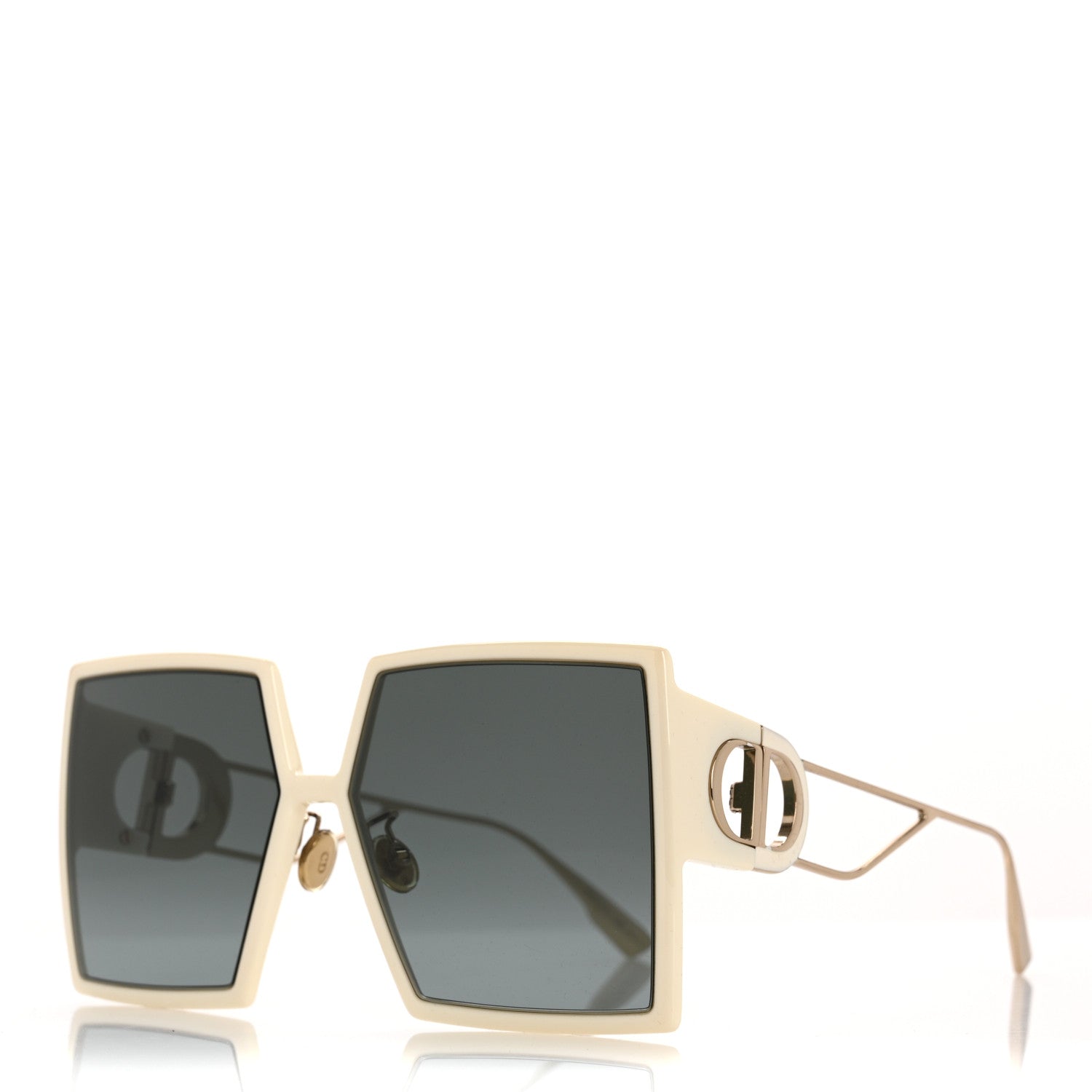 Christian Dior Square 30 Montaigne Sunglasses White 1 of 8
