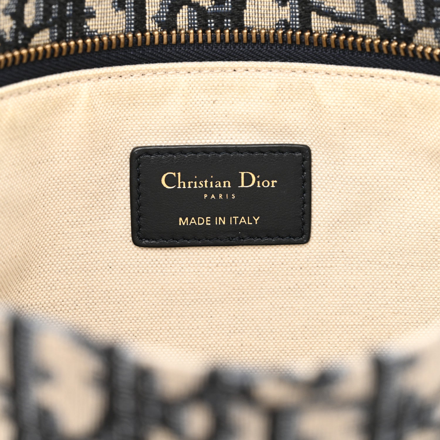 Christian Dior Oblique Zipped Pouch Clutch 6 of 8