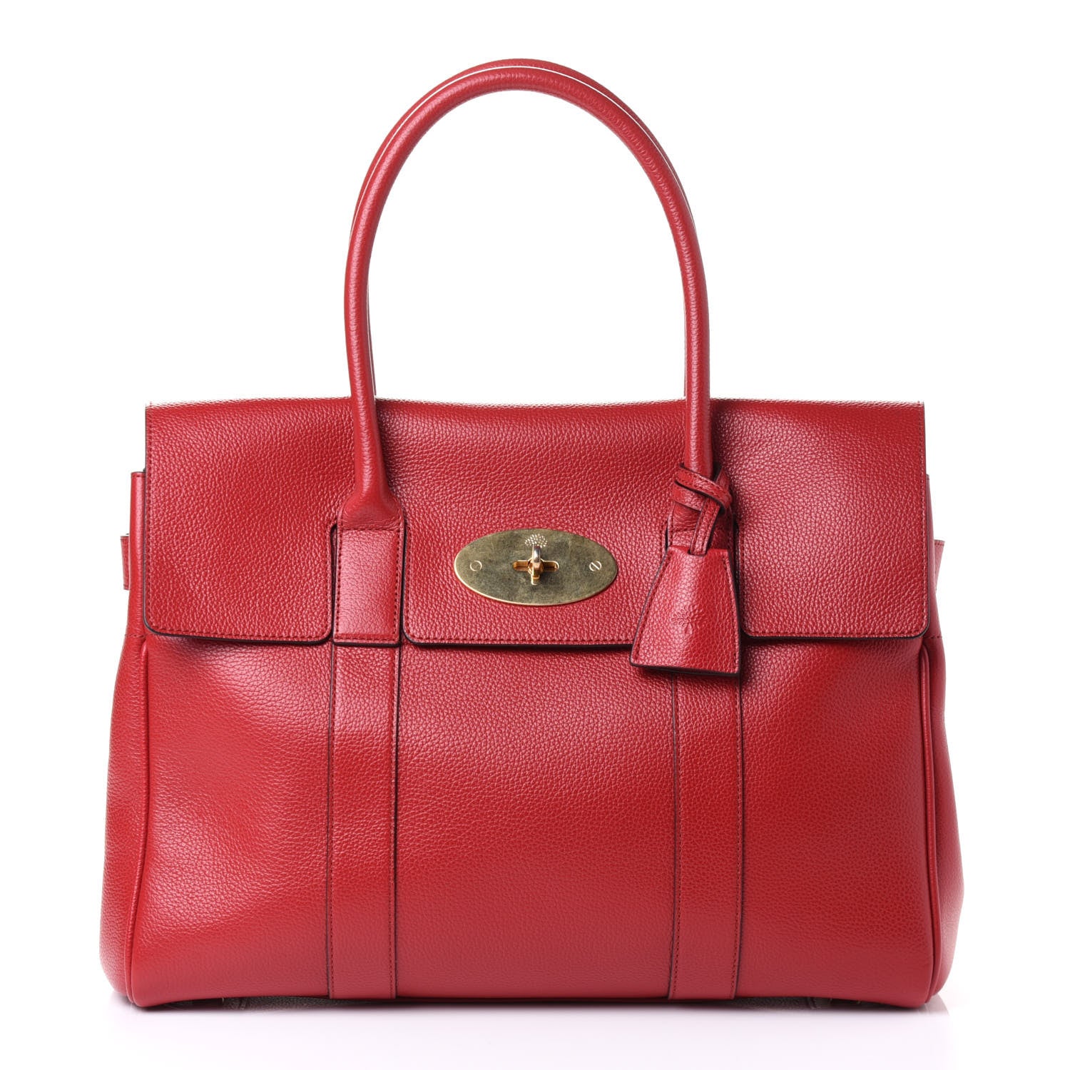 Mulberry Classic Grain Bayswater Scarlet 1 of 4