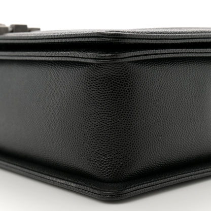 Chanel Caviar Quilted New Medium Boy Flap Black 10 of 10