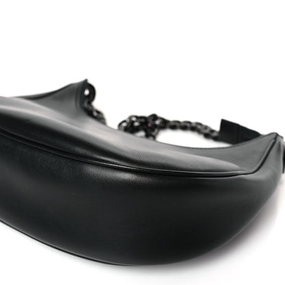 Celine Smooth Calfskin Chain Strap Ava Shoulder Bag Black 8 of 8