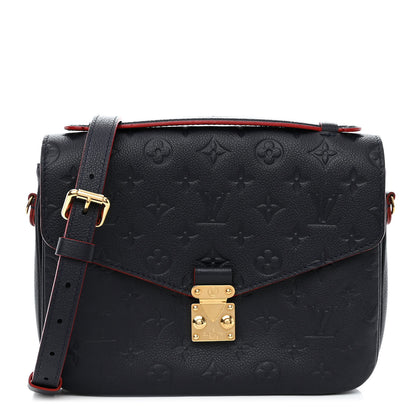 Louis Vuitton LOUIS VUITTON Empreinte Pochette Metis Marine Rouge 1 of 8