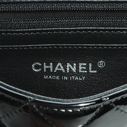 Chanel Patent Quilted Mini Flap Black 7 of 8