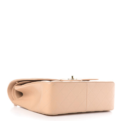 Chanel Caviar Quilted Jumbo Double Flap Beige Clair 4 of 10