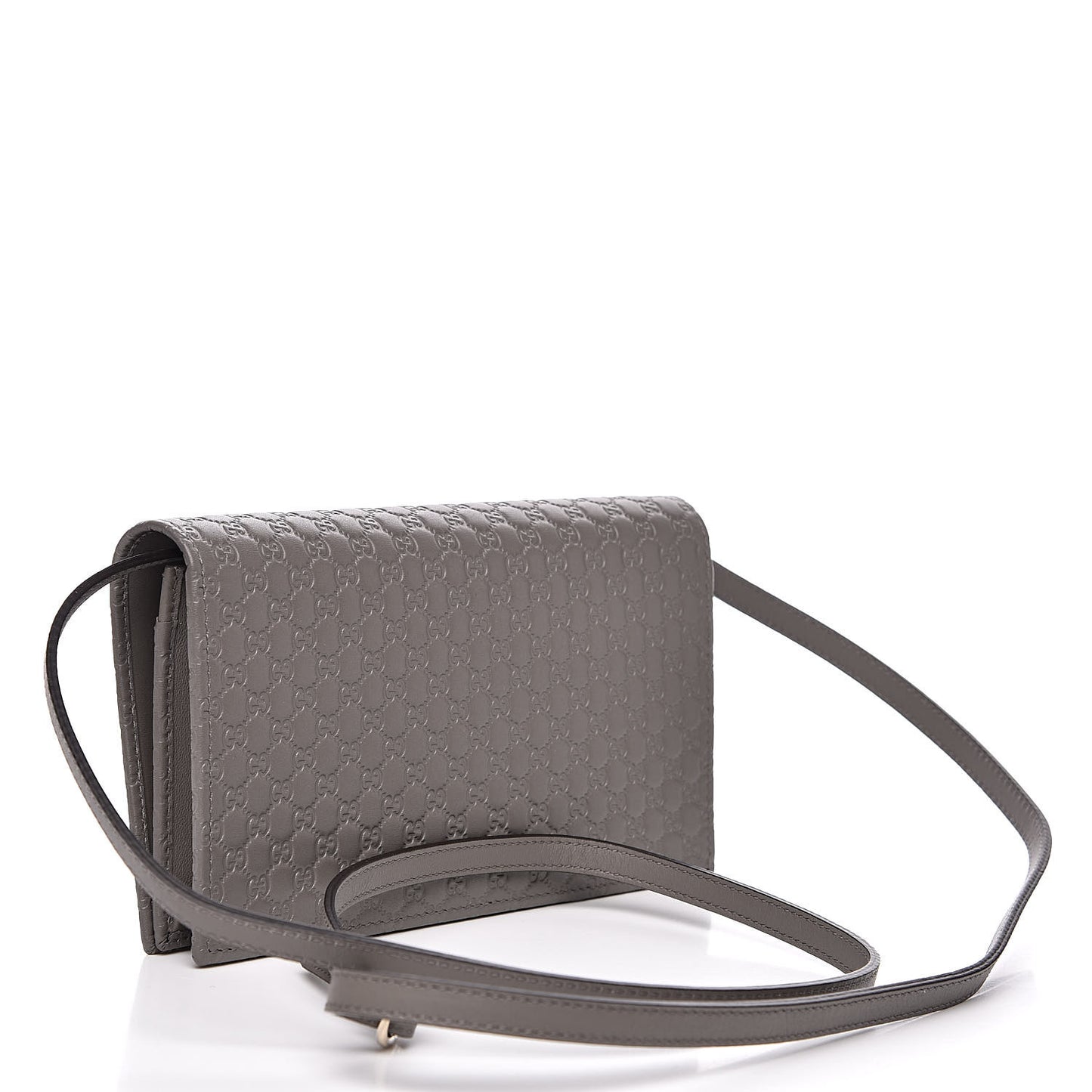 Soft Microguccissima Crossbody Wallet Loess