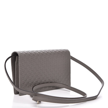 Gucci Soft Microguccissima Crossbody Wallet Loess 3 of 9
