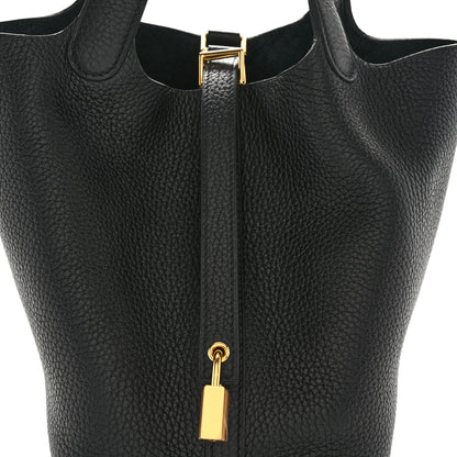 Hermes Taurillon Clemence Picotin Lock 18 PM Black 8 of 11