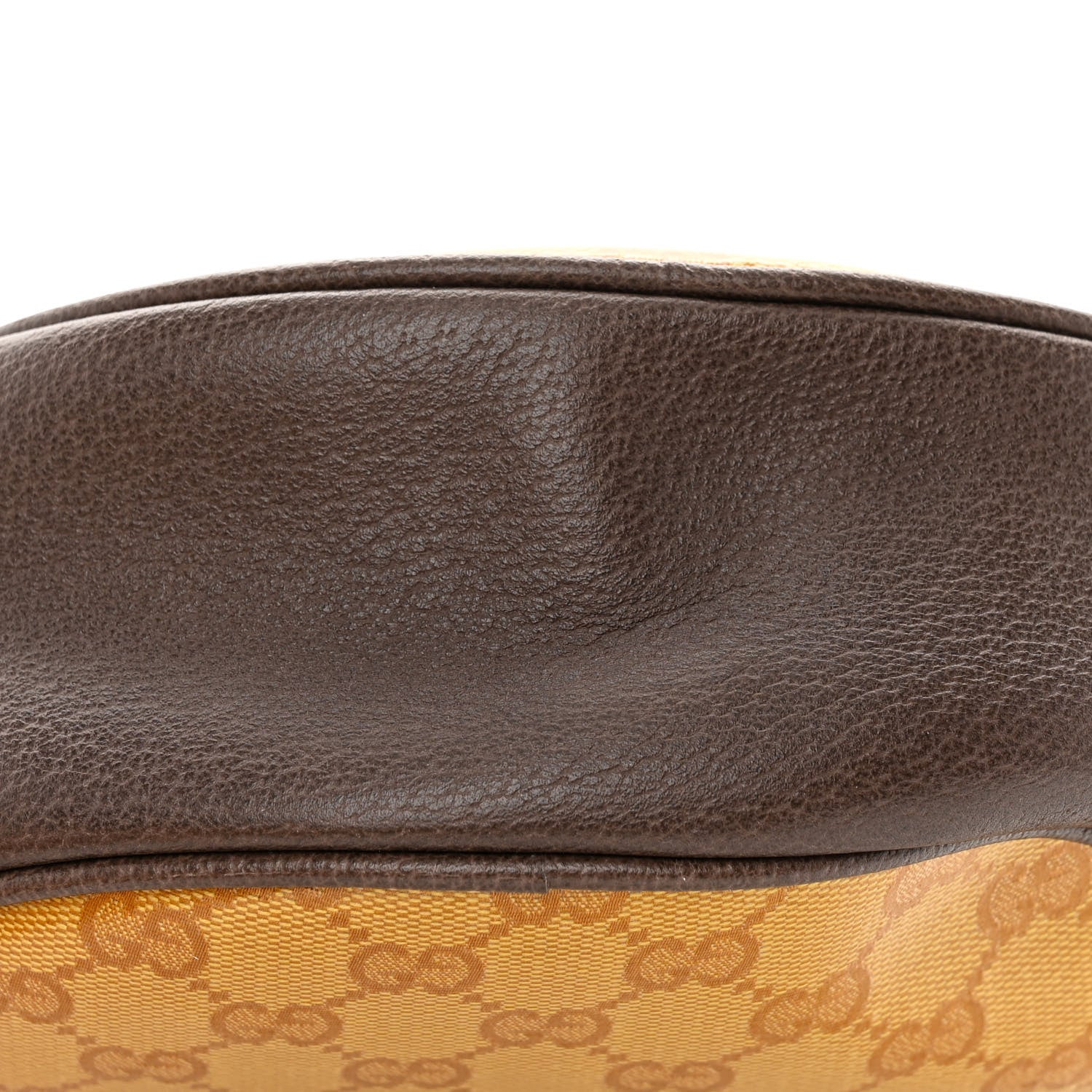Gucci X ADIDAS Crystal Vintage Monogram Textured Dollar Calfskin Web Trefoil Small Ophidia Round Shoulder Bag Mid Natural Nut Off White New Acero 11 of 13