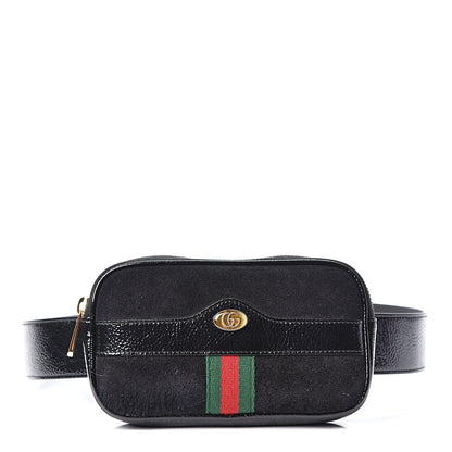 Gucci Suede Patent Ophidia Belted iPhone Case 95 38 Black 1 of 12