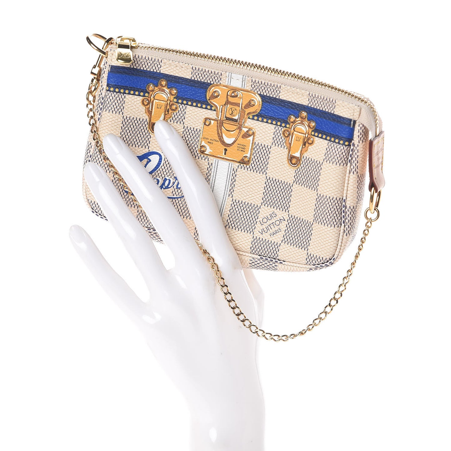 Damier Azur Summer Trunks Capri Mini Pochette Accessories