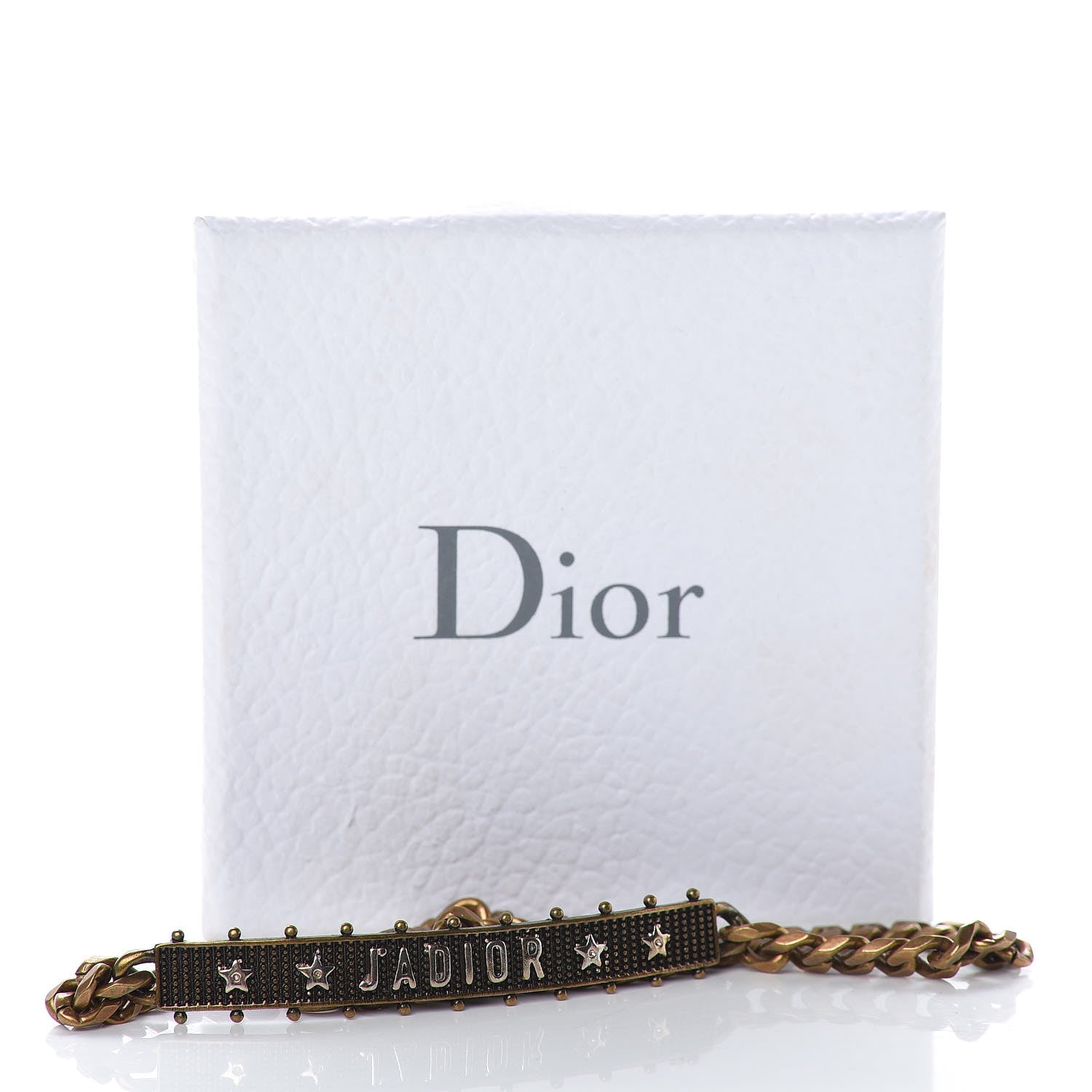 Christian Dior Metal J'Adior Choker Necklace Aged Gold 7 of 7