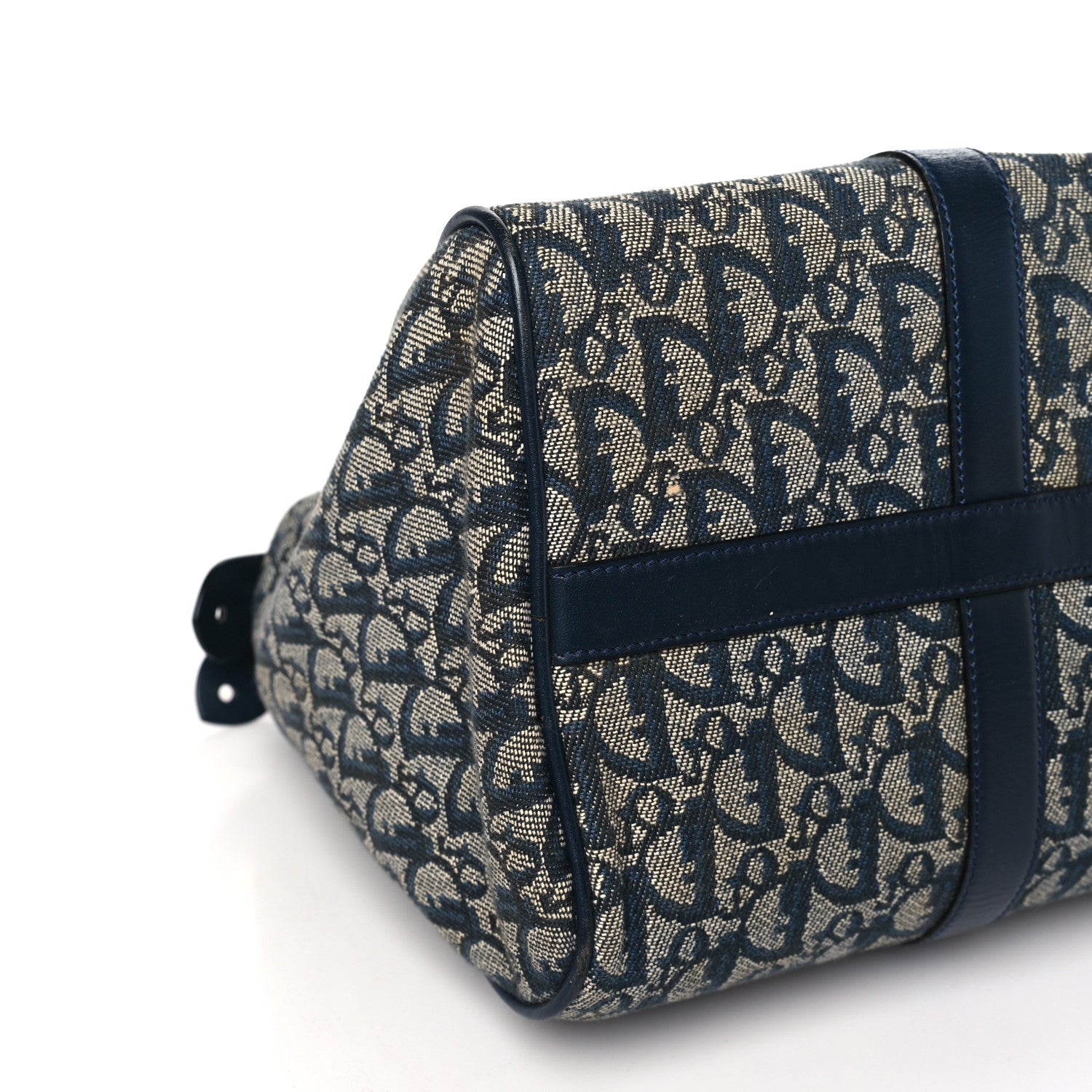 Christian Dior Monogram Boston Navy Blue 8 of 11