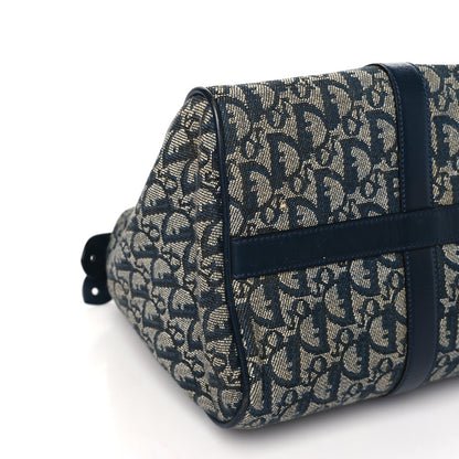 Christian Dior Monogram Boston Navy Blue 8 of 11
