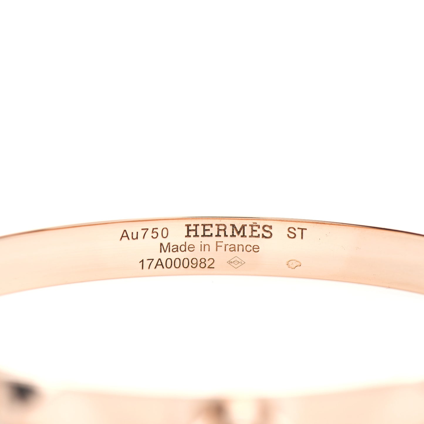 18K Rose Gold PM Collier De Chien Bracelet ST