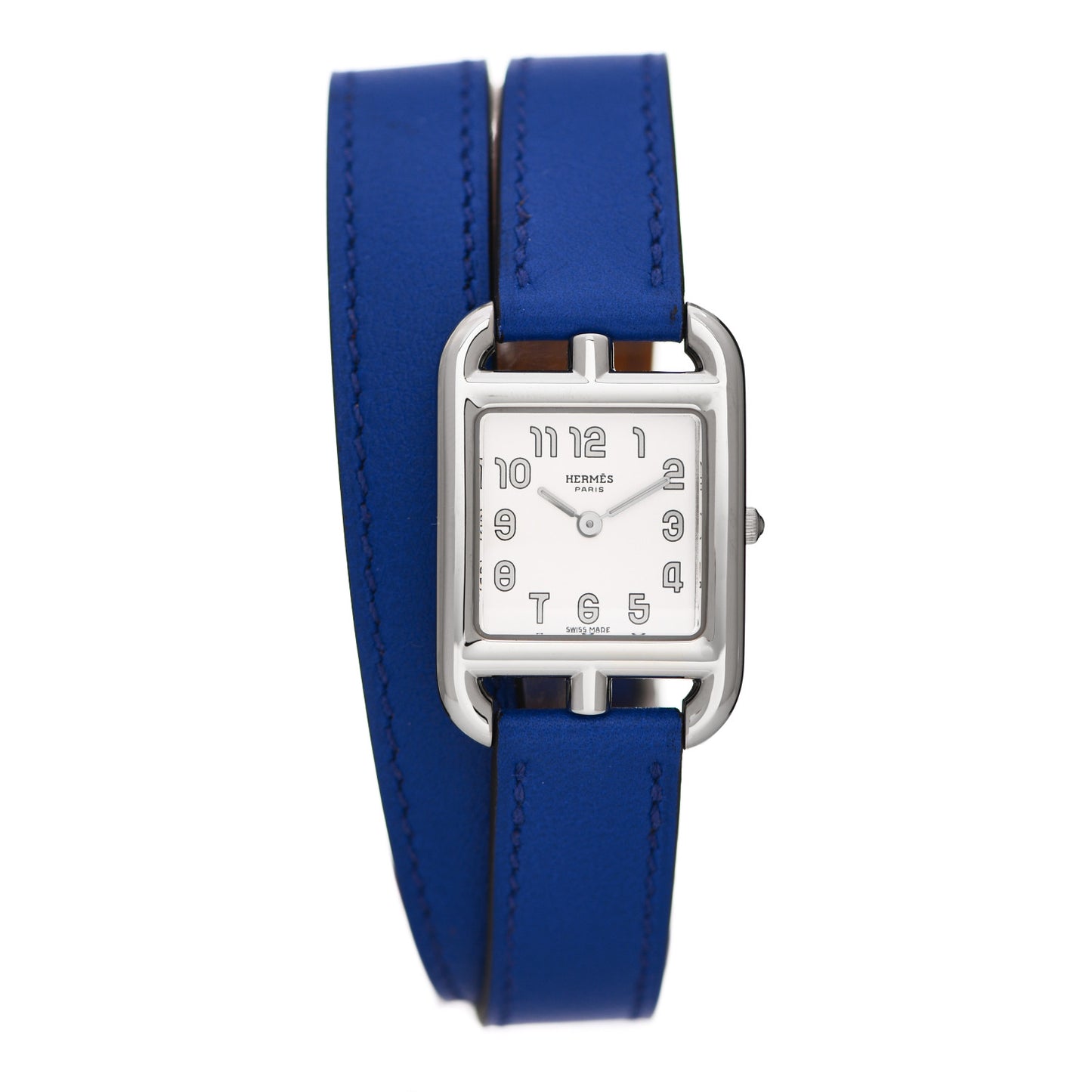Stainless Steel Swift 23mm Cape Cod Double Tour Quartz Watch Bleu Electrique