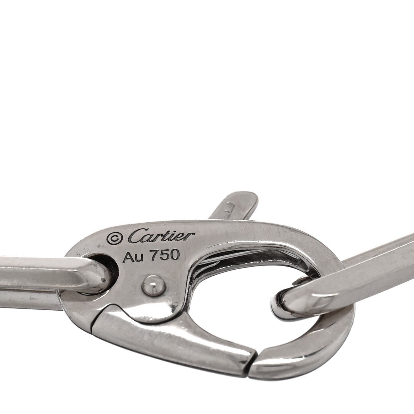 18K White Gold Santos de Cartier Bracelet