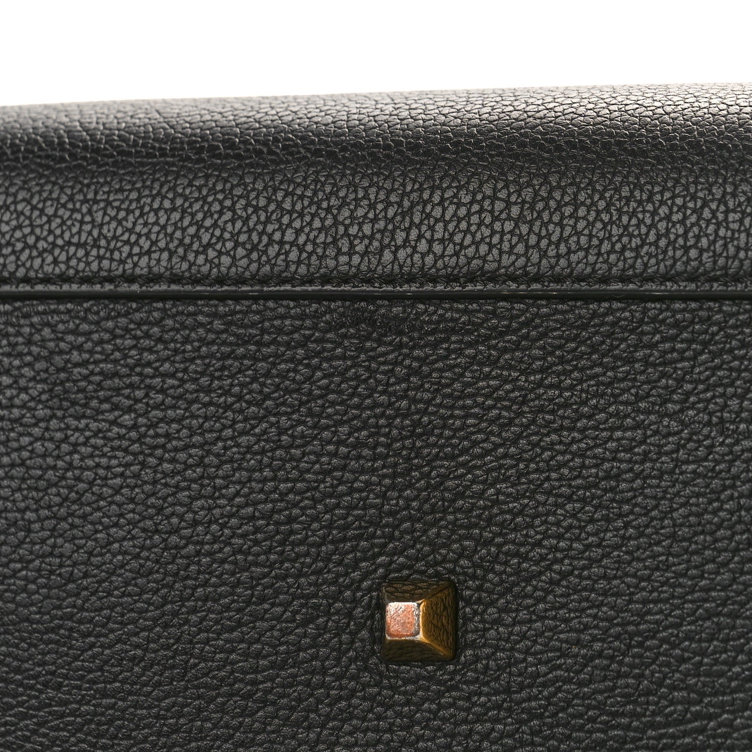 MCM Grained Calfskin Large Milla Tote Black 10 of 16