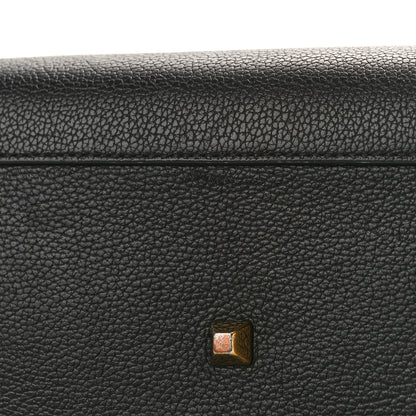 MCM Grained Calfskin Large Milla Tote Black 10 of 16
