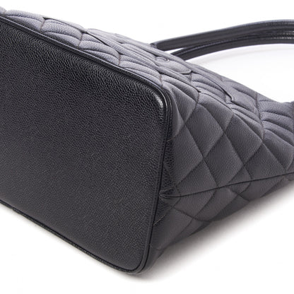 Chanel Caviar Quilted Medallion Tote Black 4 of 9