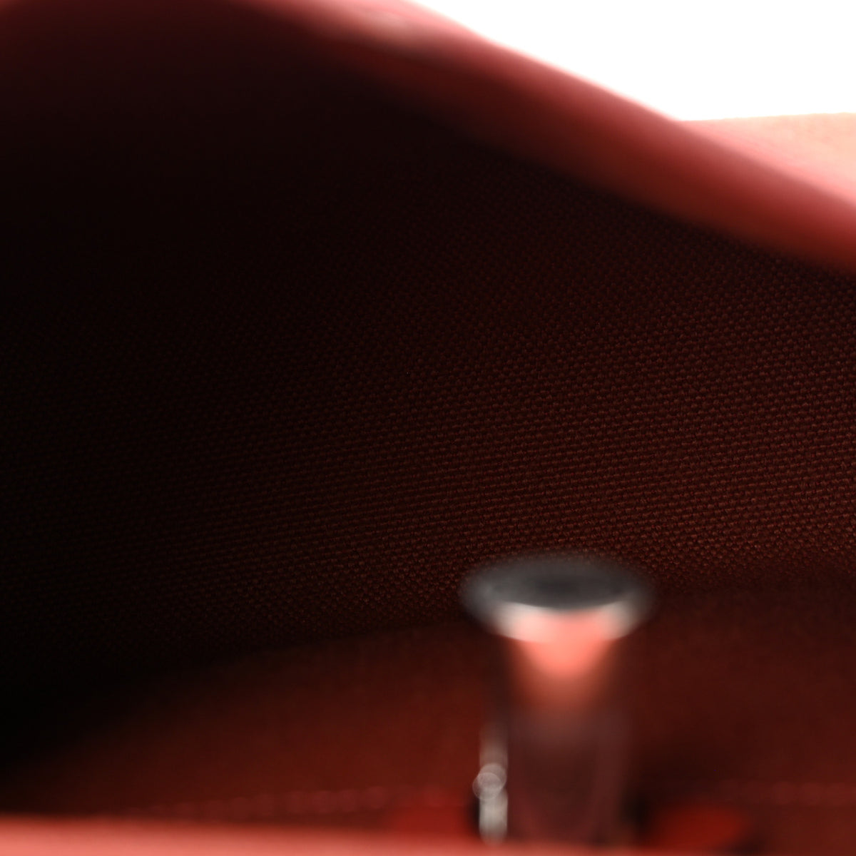 Hermes Military Toile Vache Hunter Herbag Zip Retourne 20 Rouge H 5 of 13
