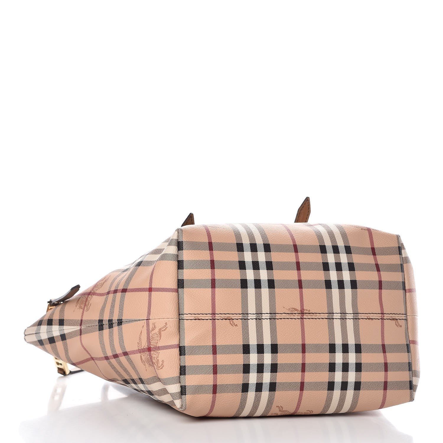 Burberry Haymarket Check Small Salisbury Tote Gold 12 of 16