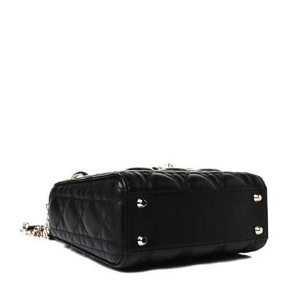Christian Dior Lambskin Cannage Mini Lady Dior Black 4 of 14