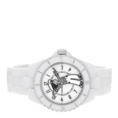 Chanel Stainless Steel Ceramic 38mm J12 Limited Edition Mademoiselle La Pausa Automatic Watch White 2 of 5