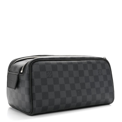 Louis Vuitton Damier Graphite Dopp Kit Toilet Pouch 3 of 7