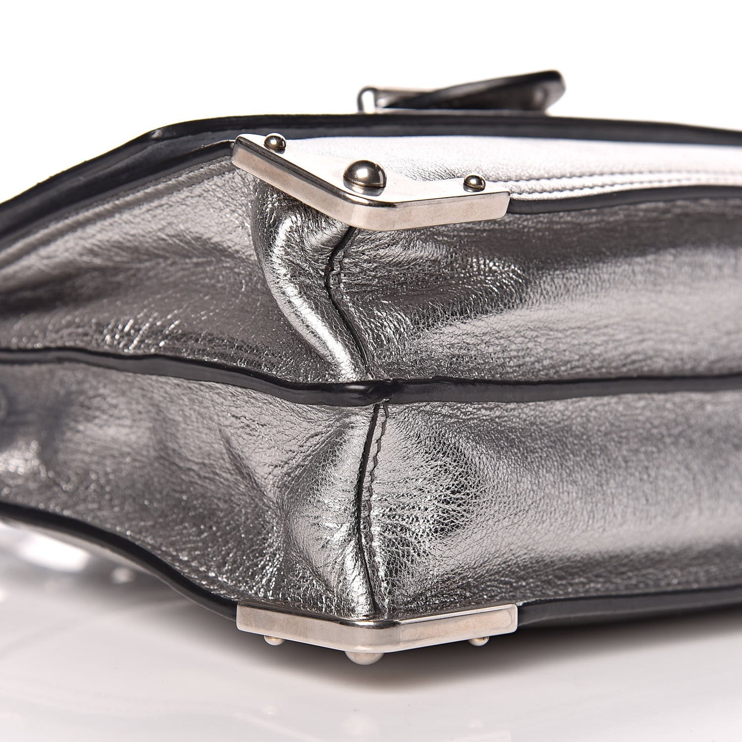 Glace Calf Soft Cahier Bag Cromo Astrale