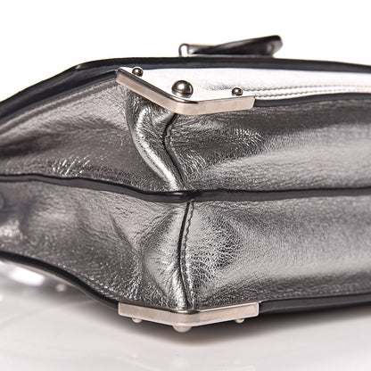 Prada Glace Calf Soft Cahier Bag Cromo Astrale 9 of 10