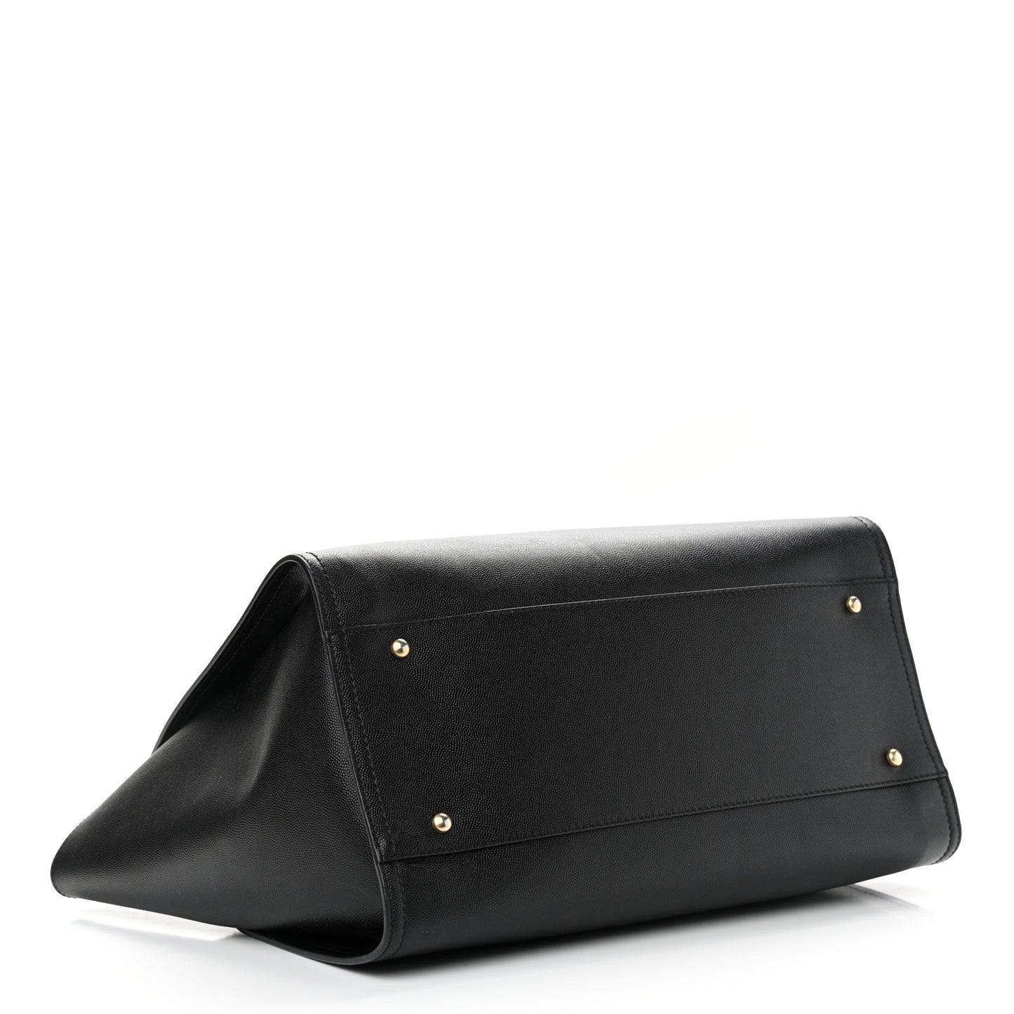 Caviar Medium Studded Deauville Tote Black