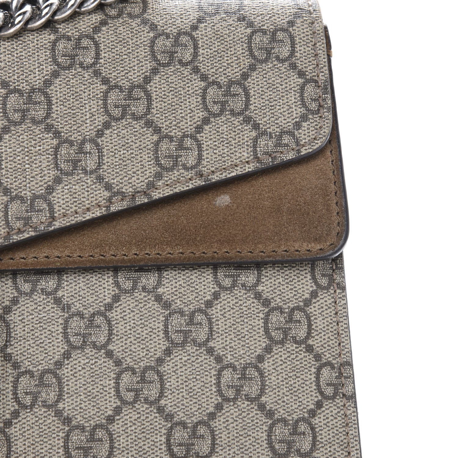 Gucci GG Supreme Monogram Small Dionysus Shoulder Bag Taupe 11 of 16