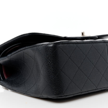 Chanel Caviar Quilted Jumbo Double Flap Black 10 of 11