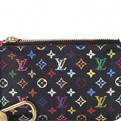 Louis Vuitton Monogram Multicolor Key Pouch Black Grenade 9 of 9