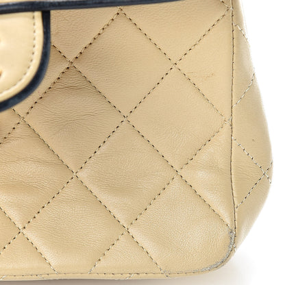 Chanel Lambskin Quilted Mini Square Flap Beige 17 of 17