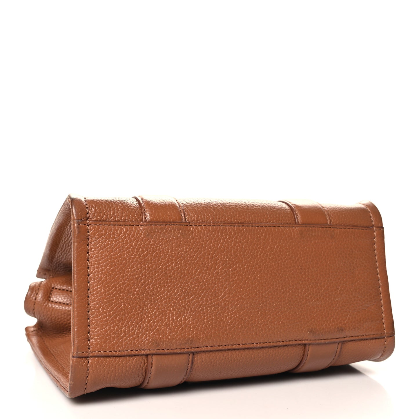 Grained Calfskin Small The Tote Bag Argan Oil