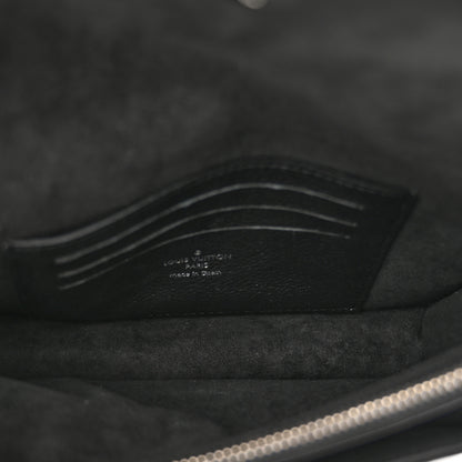 Louis Vuitton Soft Calfskin My Lockme Chain Pochette Black 5 of 10