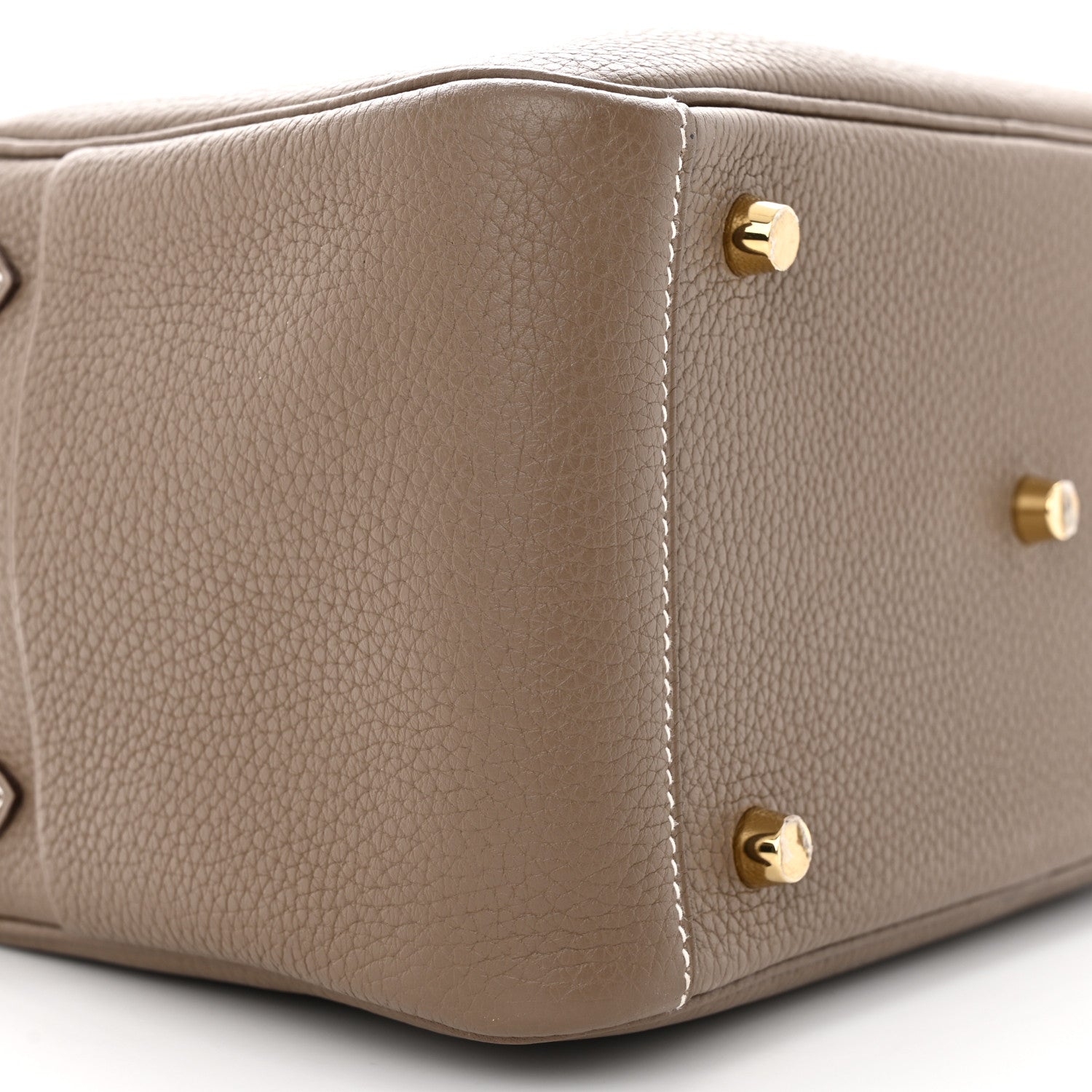 Hermes Taurillon Clemence Lindy 26 Etoupe 8 of 12