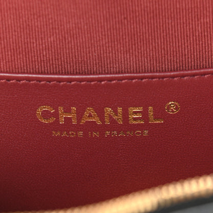 Chanel Lambskin Quilted CC In Love Heart Bag Black 6 of 10