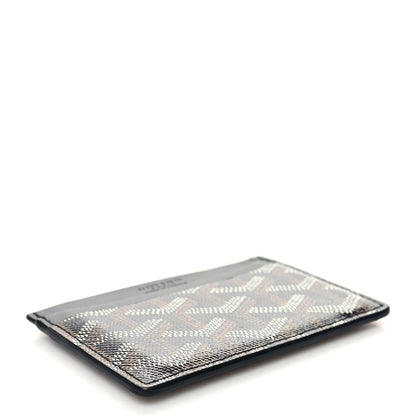 Goyard Goyardine Saint Sulpice Card Holder Black 4 of 7