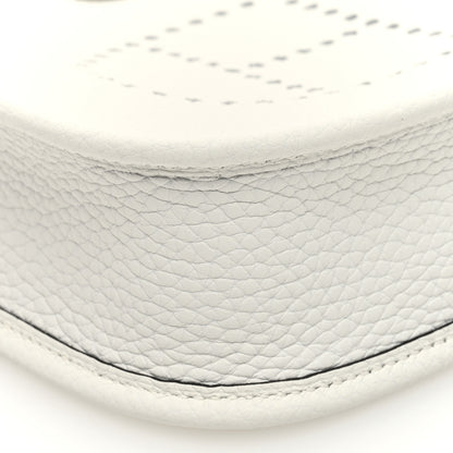 Hermes Taurillon Clemence Amazone Evelyne TPM New White 9 of 11
