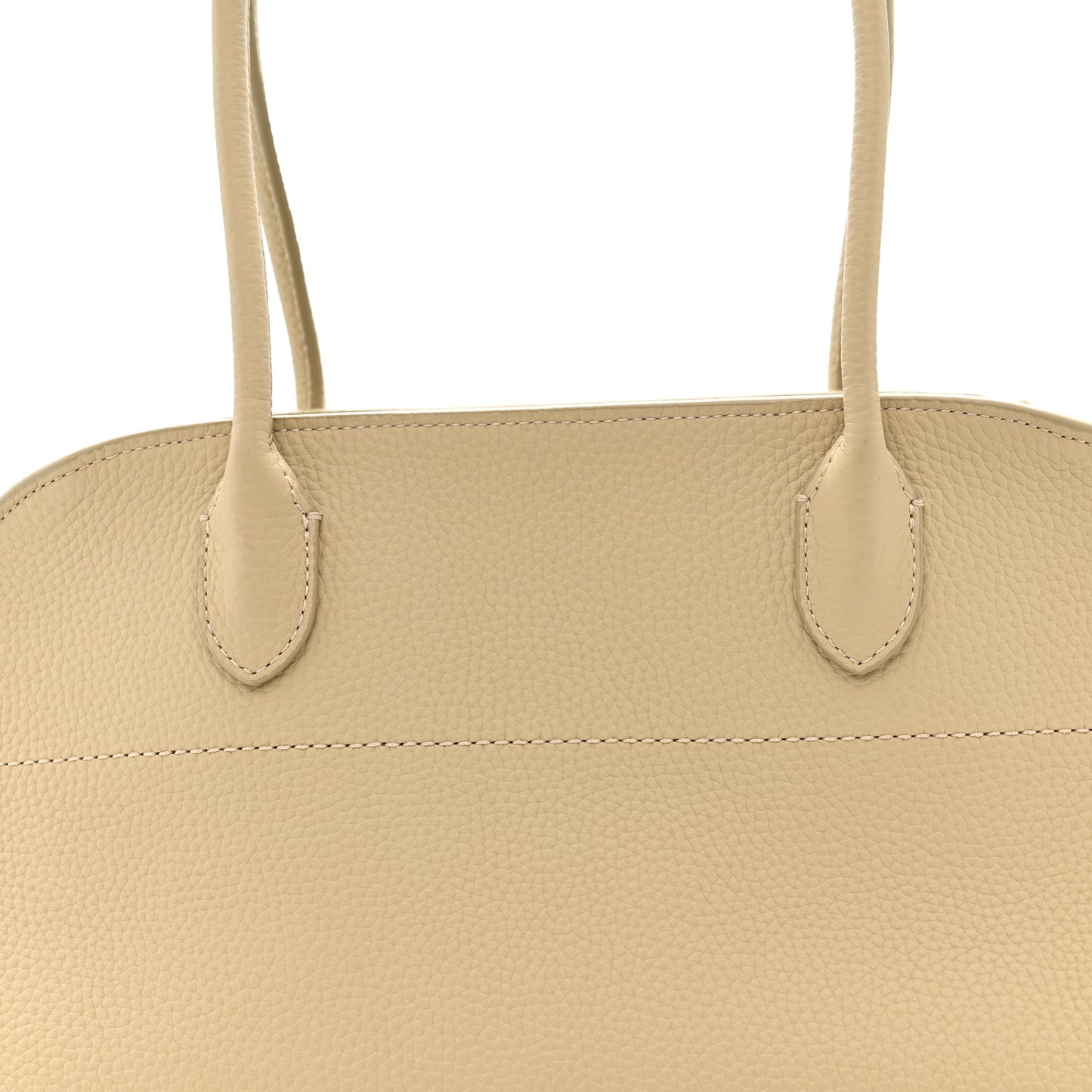Matte Grained Calfskin Margaux Shoulder 12 Boulder