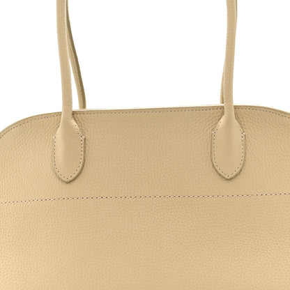 The Row Matte Grained Calfskin Margaux Shoulder 12 Boulder 7 of 9