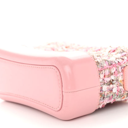 Chanel Tweed Calfskin Small Gabrielle Hobo Light Pink 10 of 10