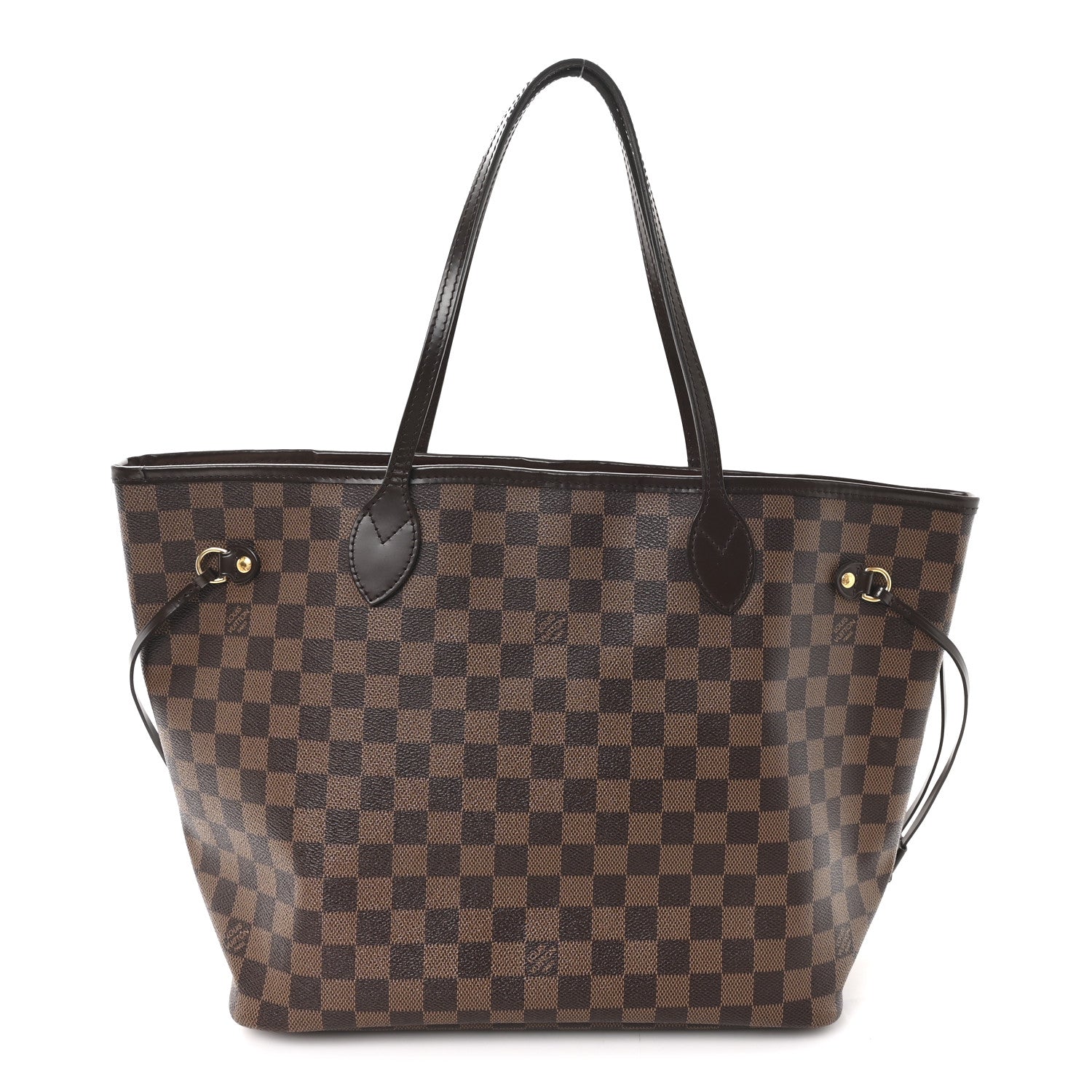 Louis Vuitton Damier Ebene Neo Neverfull MM Rose Ballerine 1 of 14