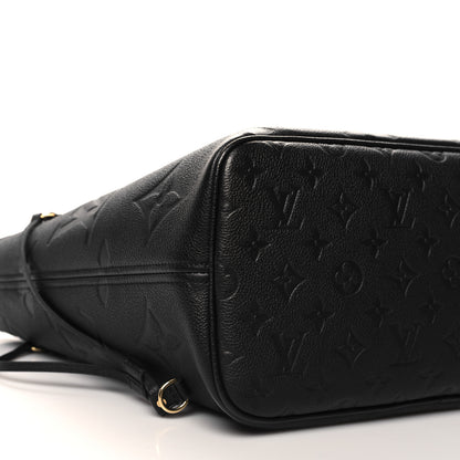Louis Vuitton Empreinte Monogram Giant Neverfull MM Black 9 of 11