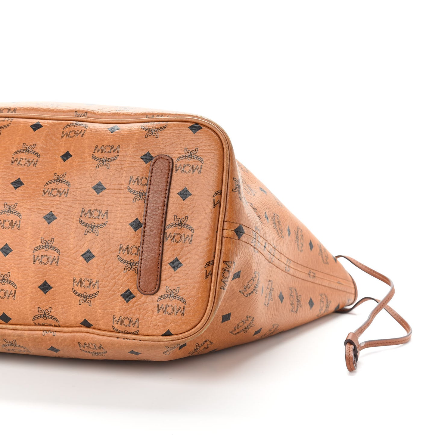 Visetos Reversible Shopping Tote Cognac
