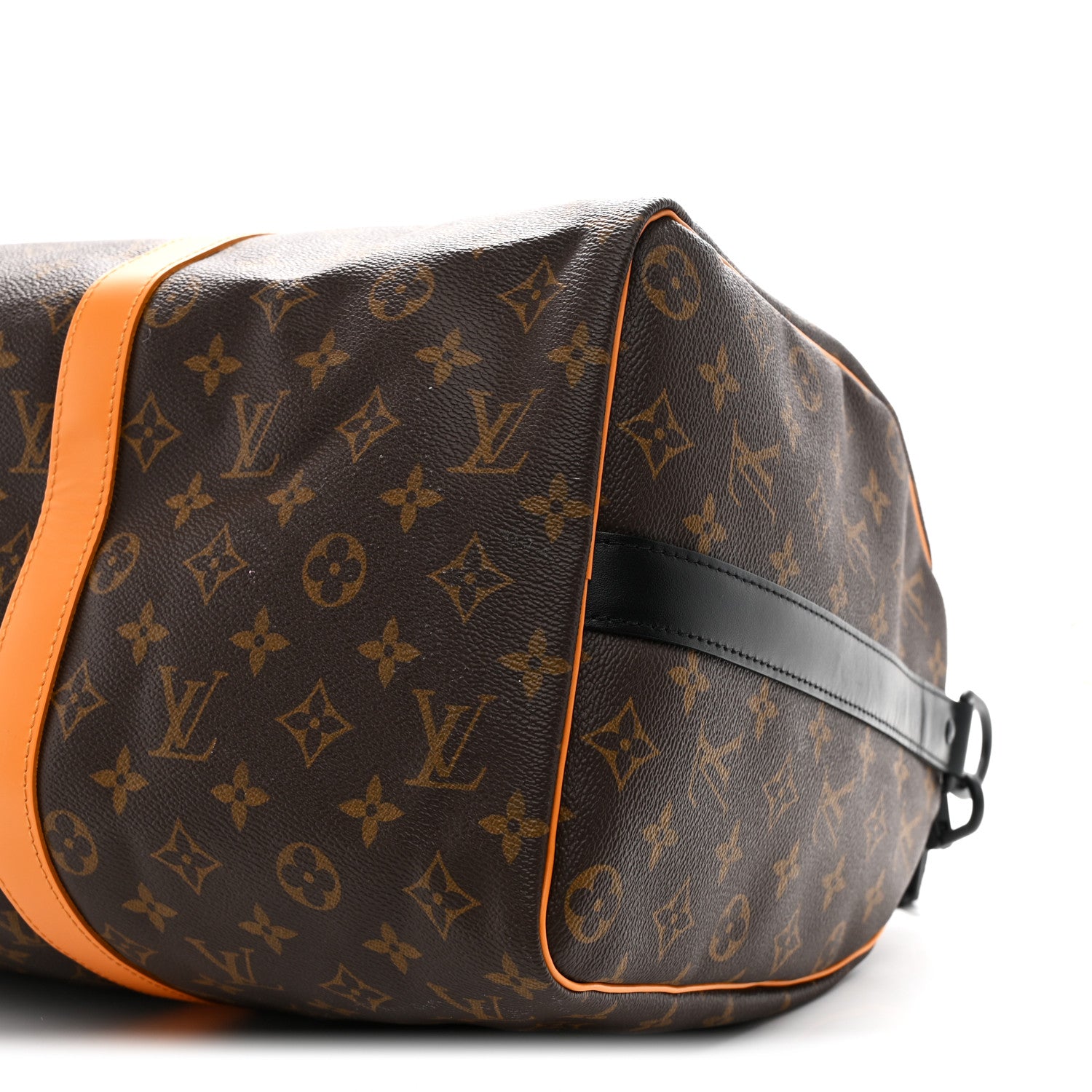 Louis Vuitton Monogram Macassar Keepall Bandouliere 45 Radiant Sun 8 of 8