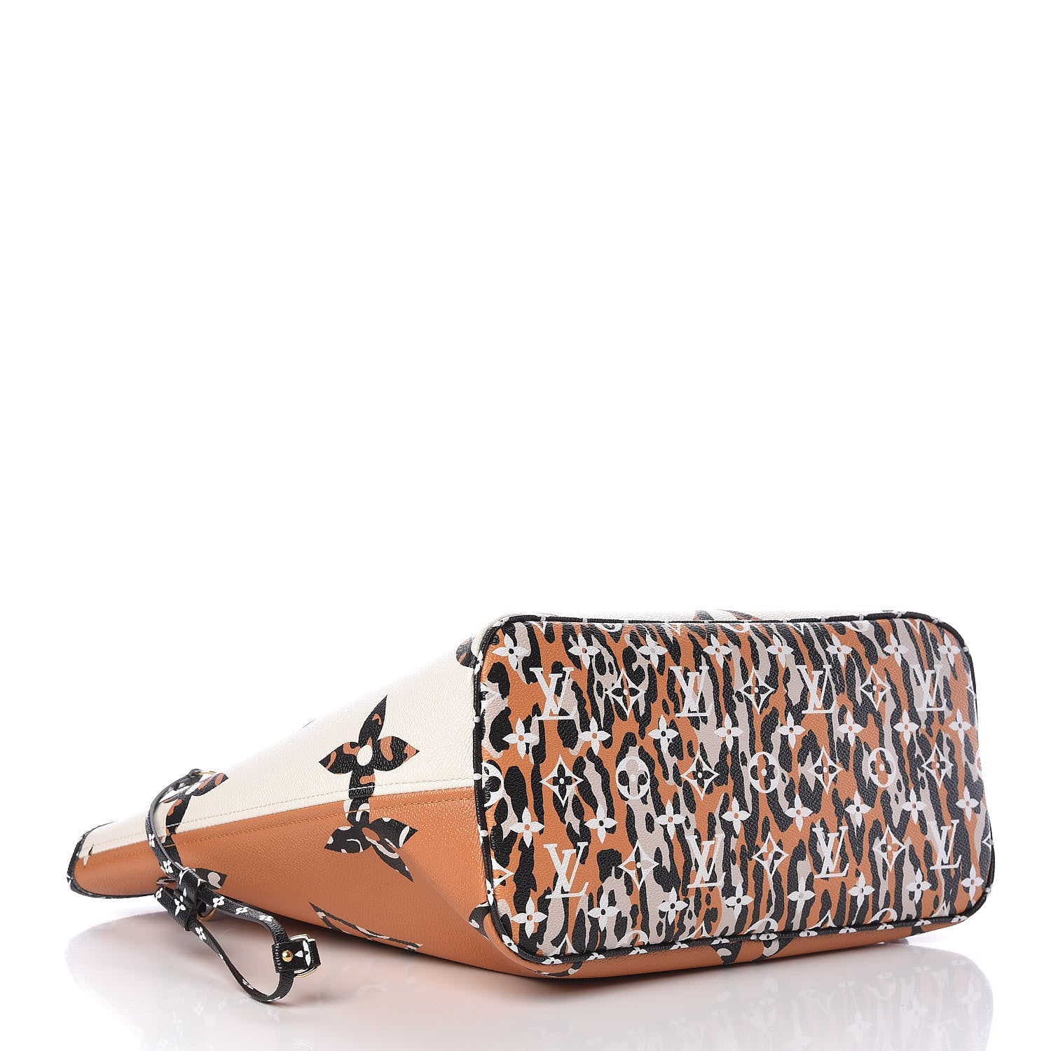 Louis Vuitton Monogram Giant Jungle Neverfull MM Ivory 5 of 11