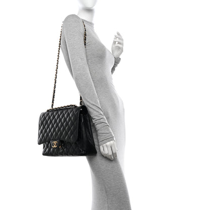 Chanel Caviar Quilted Maxi Double Flap Black 2 of 22